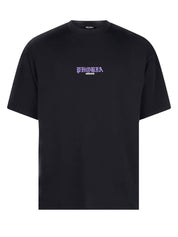 T-shirt Unisex grafica teschio viola, phobia