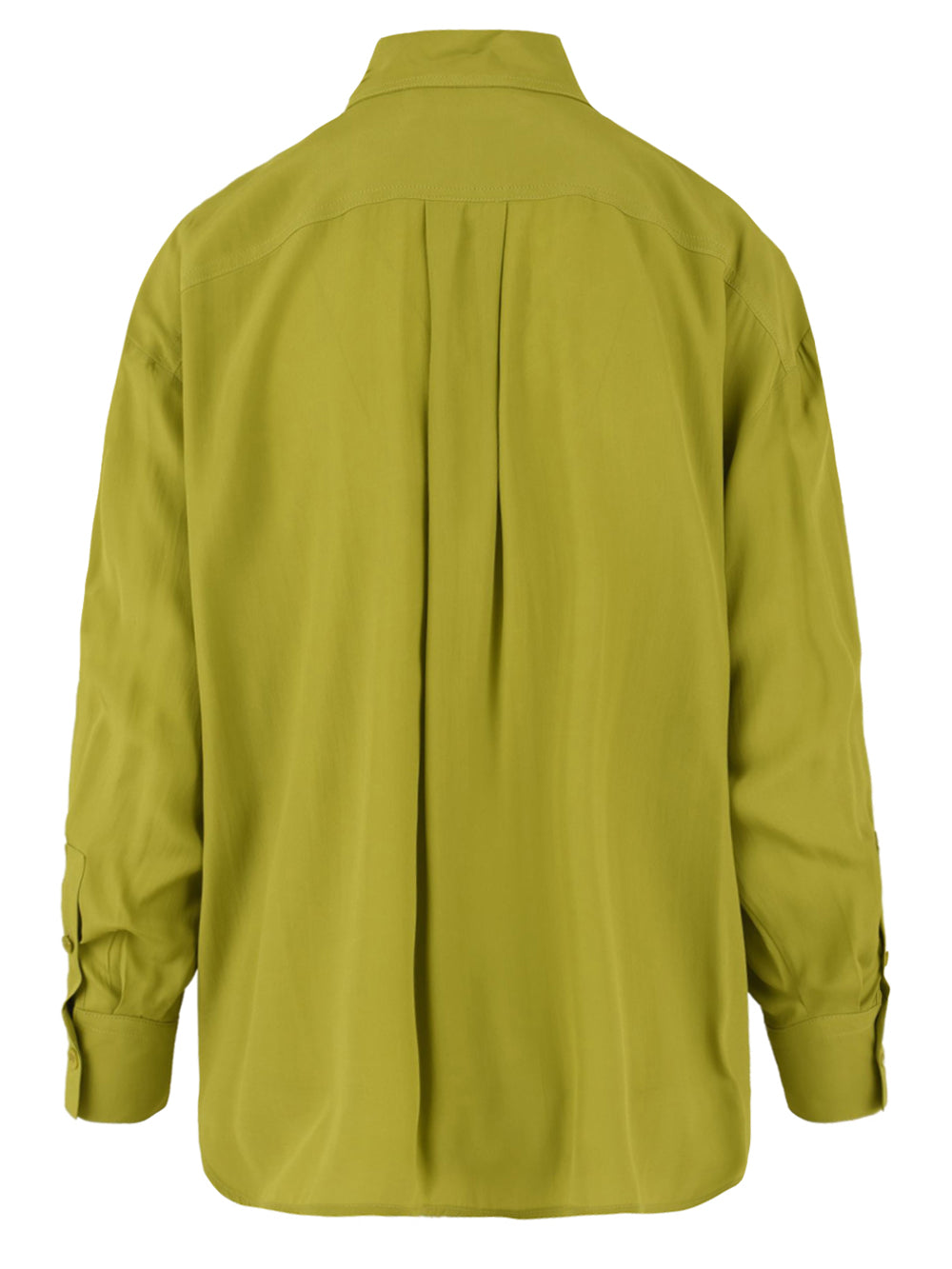 Retro camicia da donna firmata Solotre,colore cedro modello oversize.