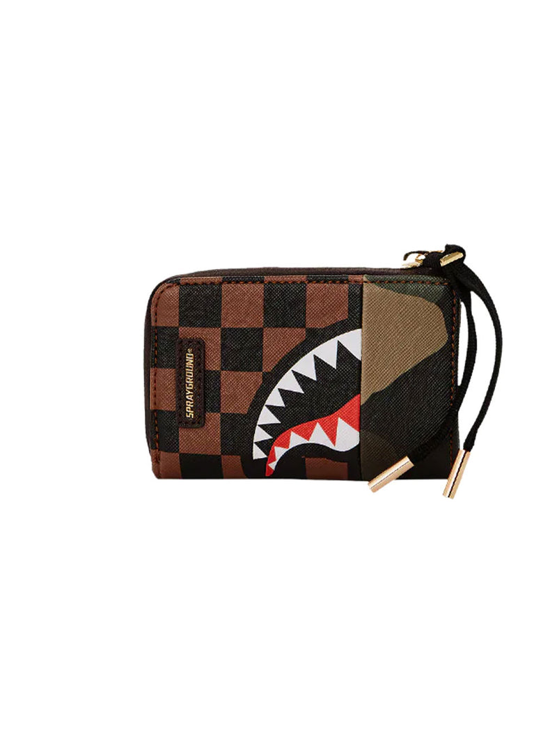 sip whit camo accent wallet