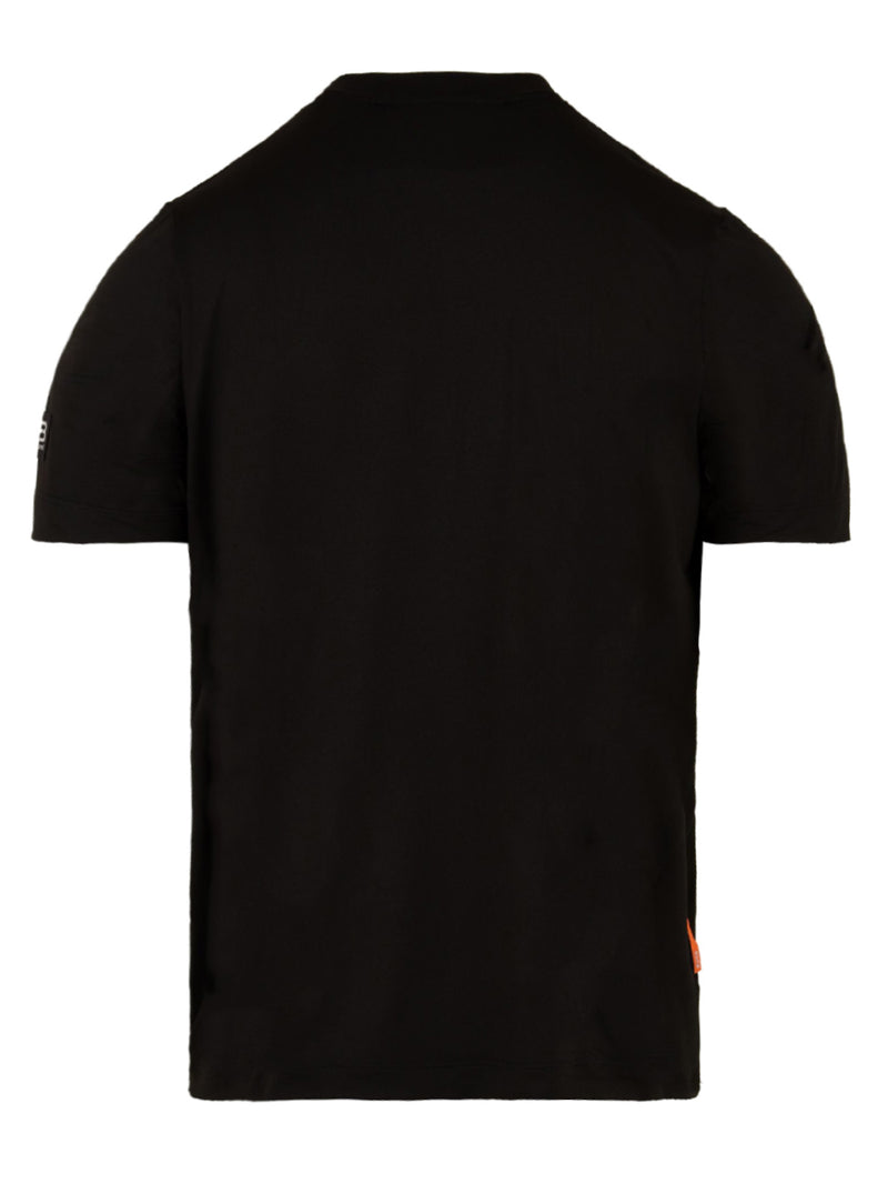 T-shirt Uomo girocollo Montreal Nero, Suns, retro