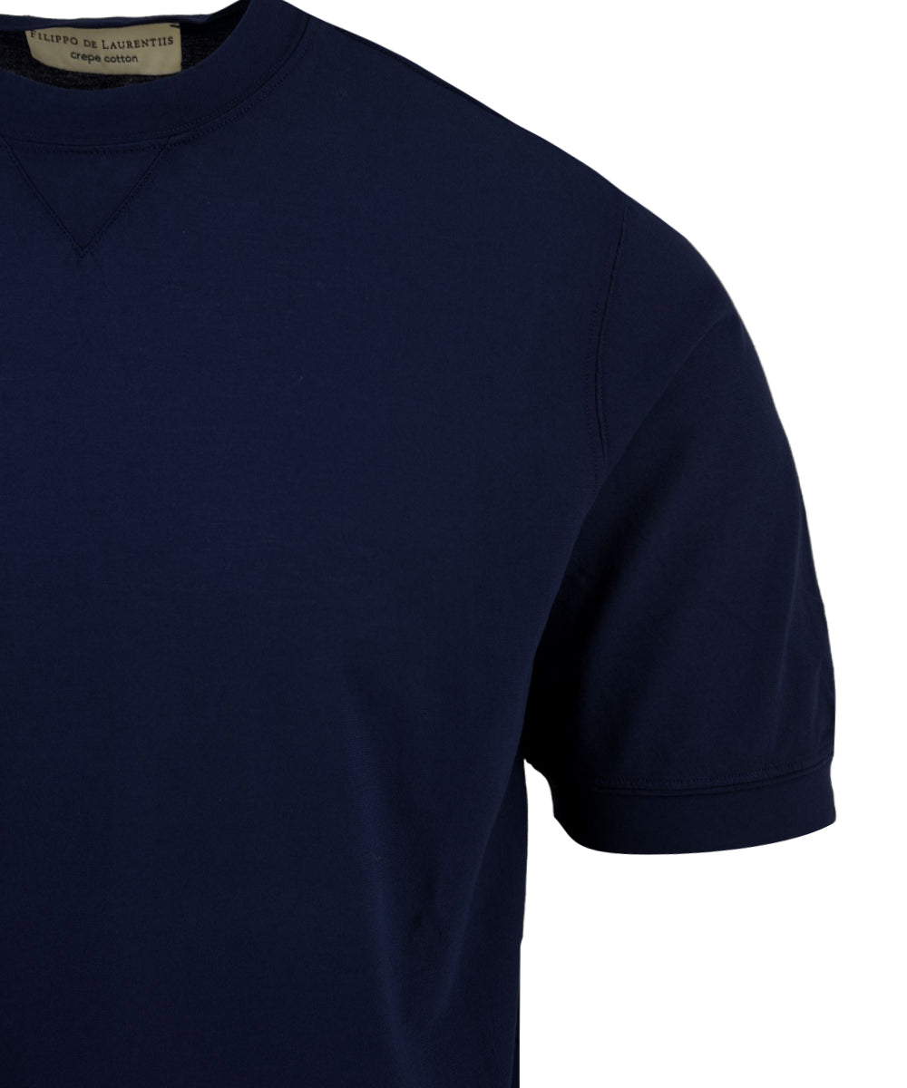 T-shirt FILIPPO DE LAURENTIIS Uomo GC3AMC JCREPE Blue