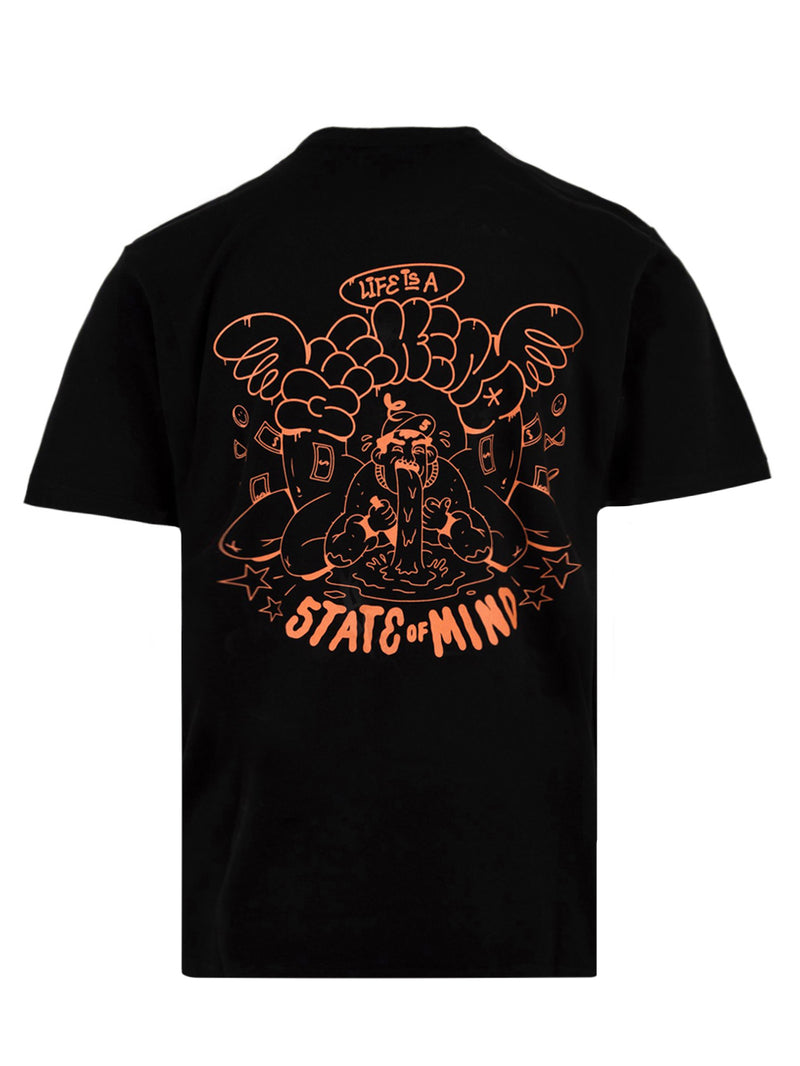T-shirt 5TATE OF MIND Uomo 23PEM027 Nero