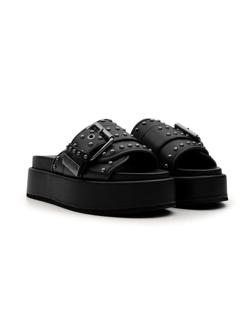 Ciabatta BUFFALO Donna 1602149-C5 NOA ROCK SLIDE Nero