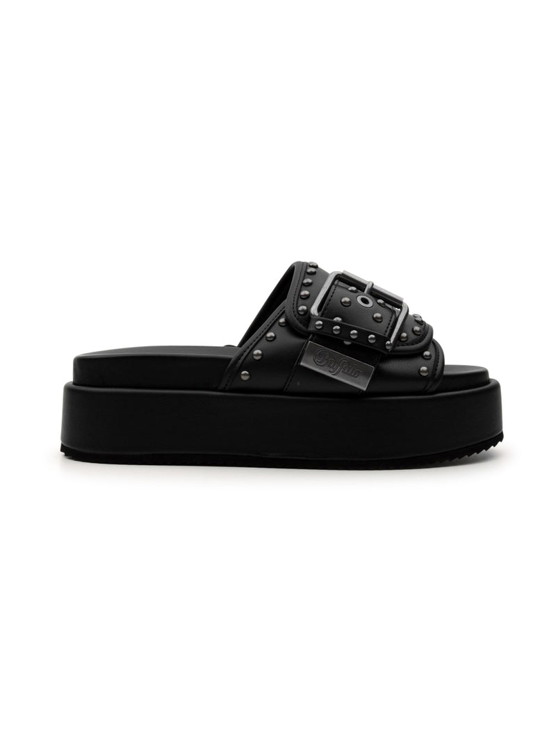 Ciabatta BUFFALO Donna 1602149-C5 NOA ROCK SLIDE Nero