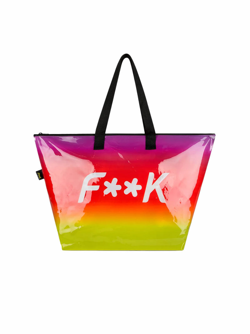 F**K Borsa Donna Shopping Bag in PVC