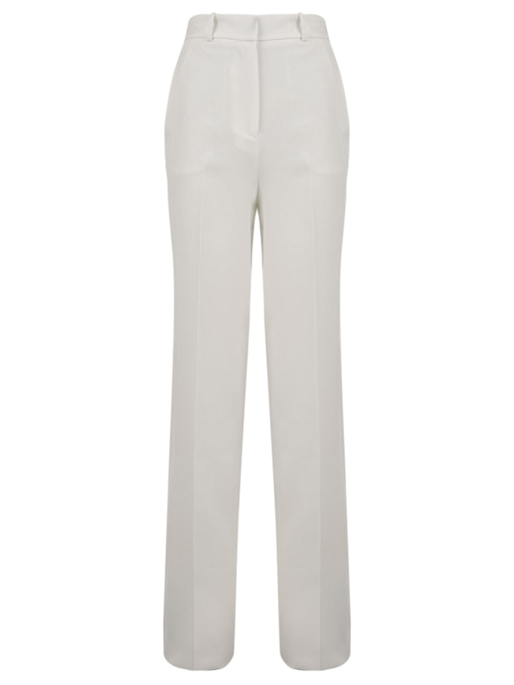 Women's palazzo trousers in solid colour