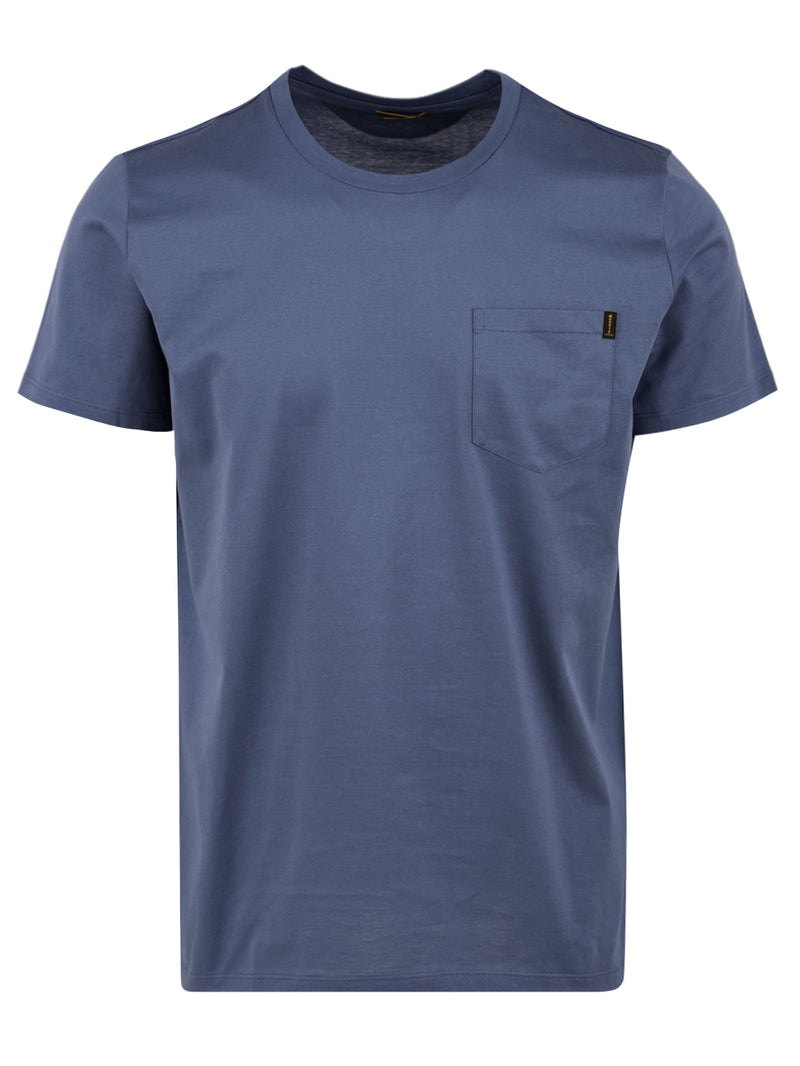 T-shirt MOORER Uomo BRUZIO-JCL Blue