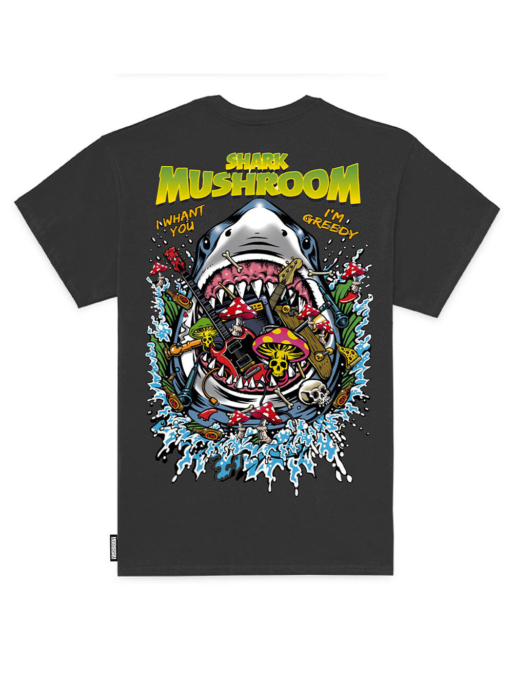T-shirt MUSHROOM Uomo MU12007 Nero