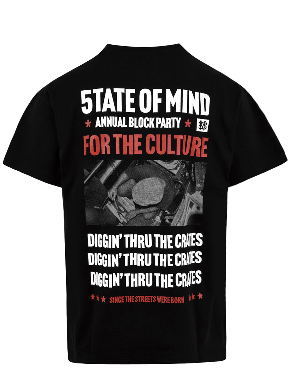 T-shirt 5TATE OF MIND Uomo TSSOM4134 Nero