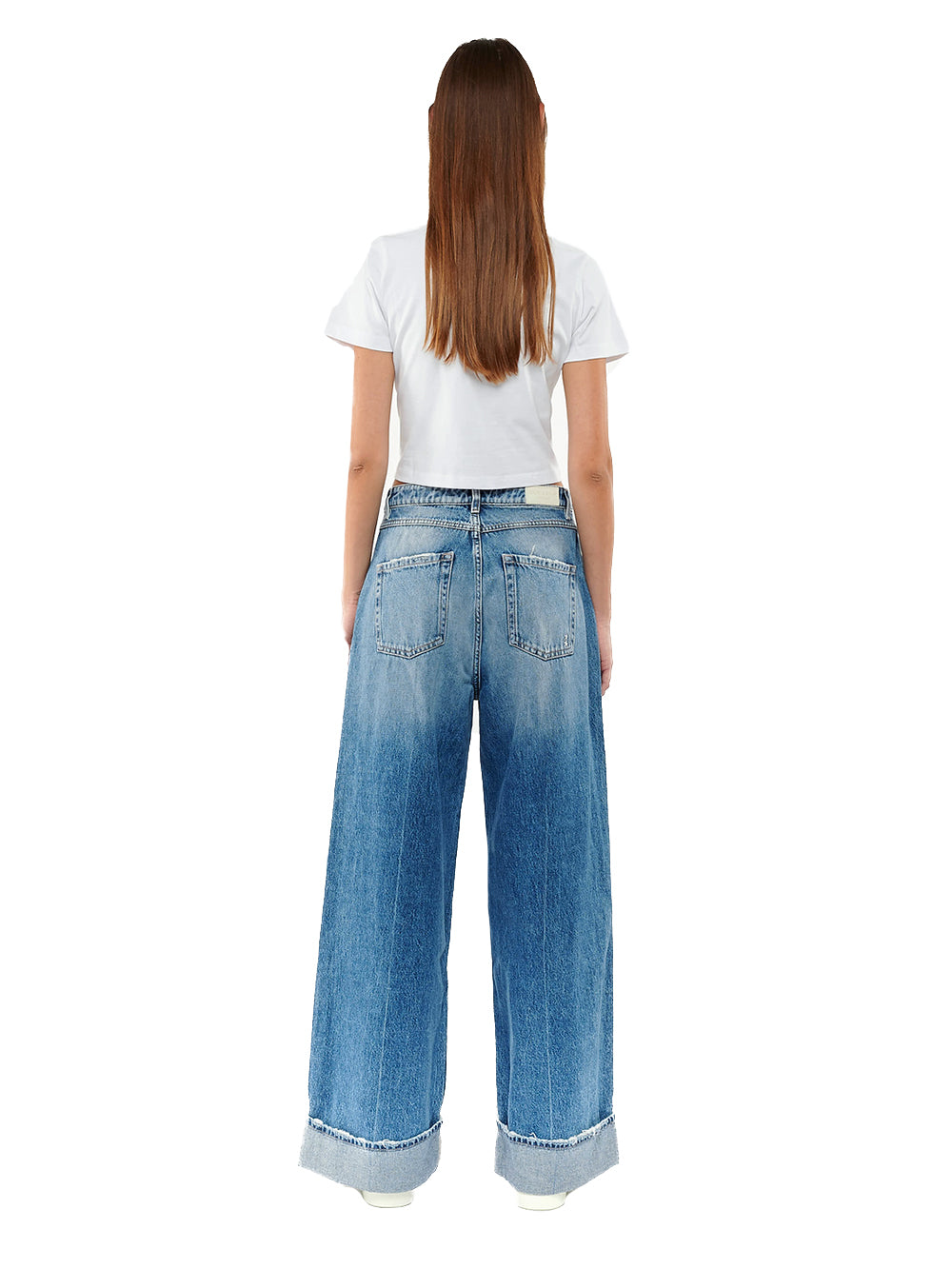 Women's Nicole jeans with turn-up hem