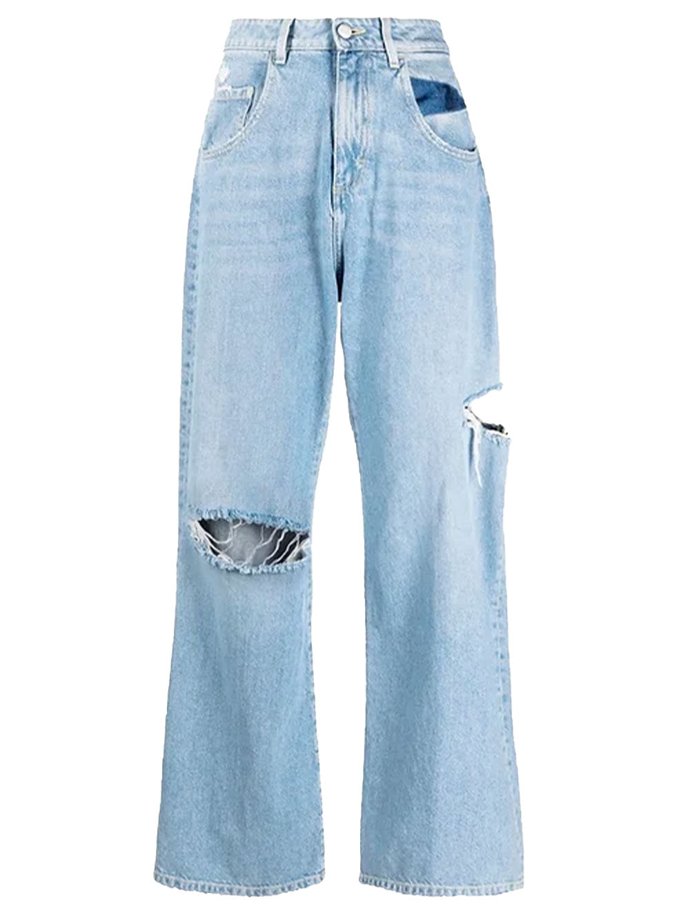 Jeans Donna Poppy con strappo laterale