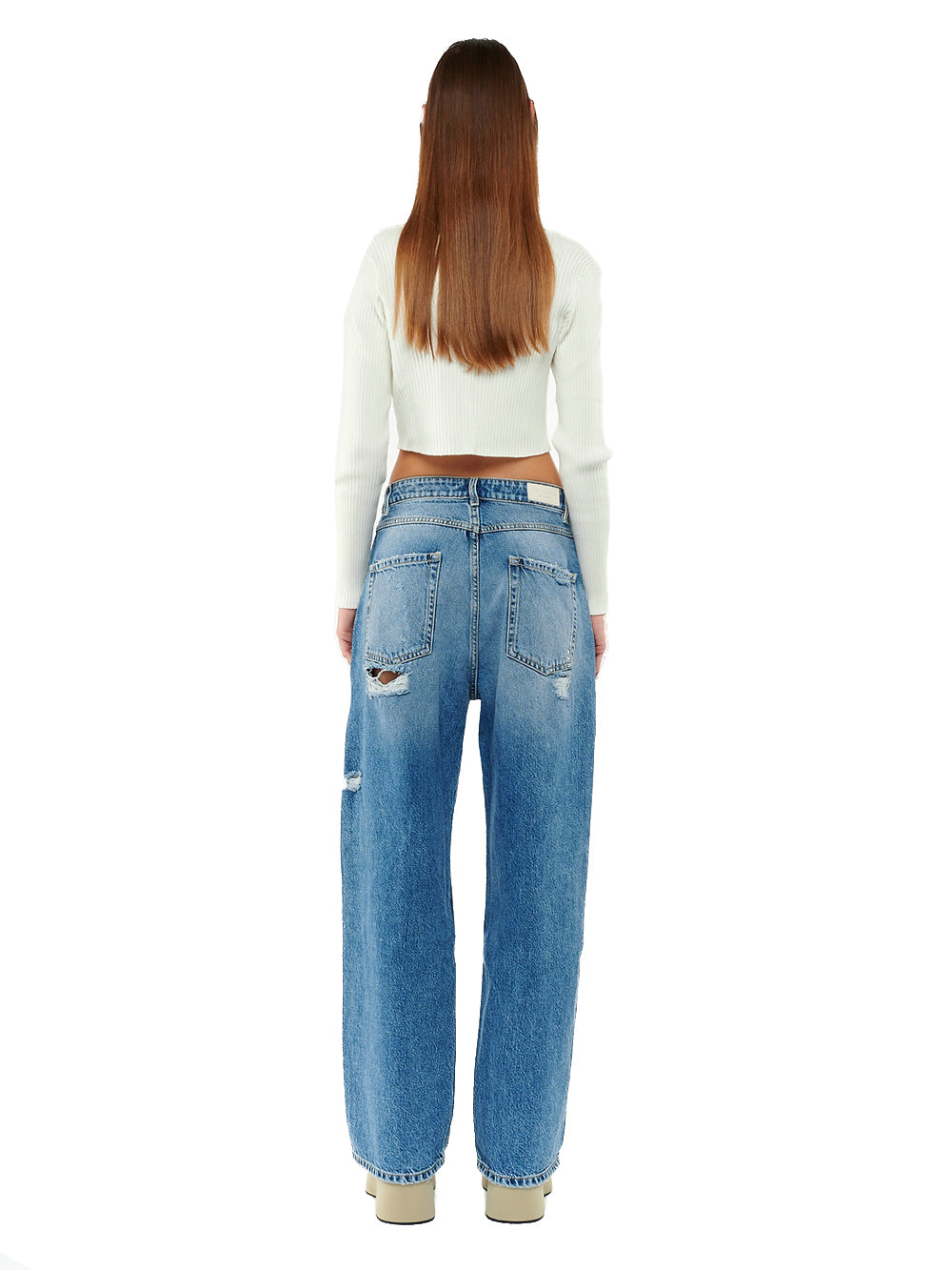 Poppy women's jeans with wide leg