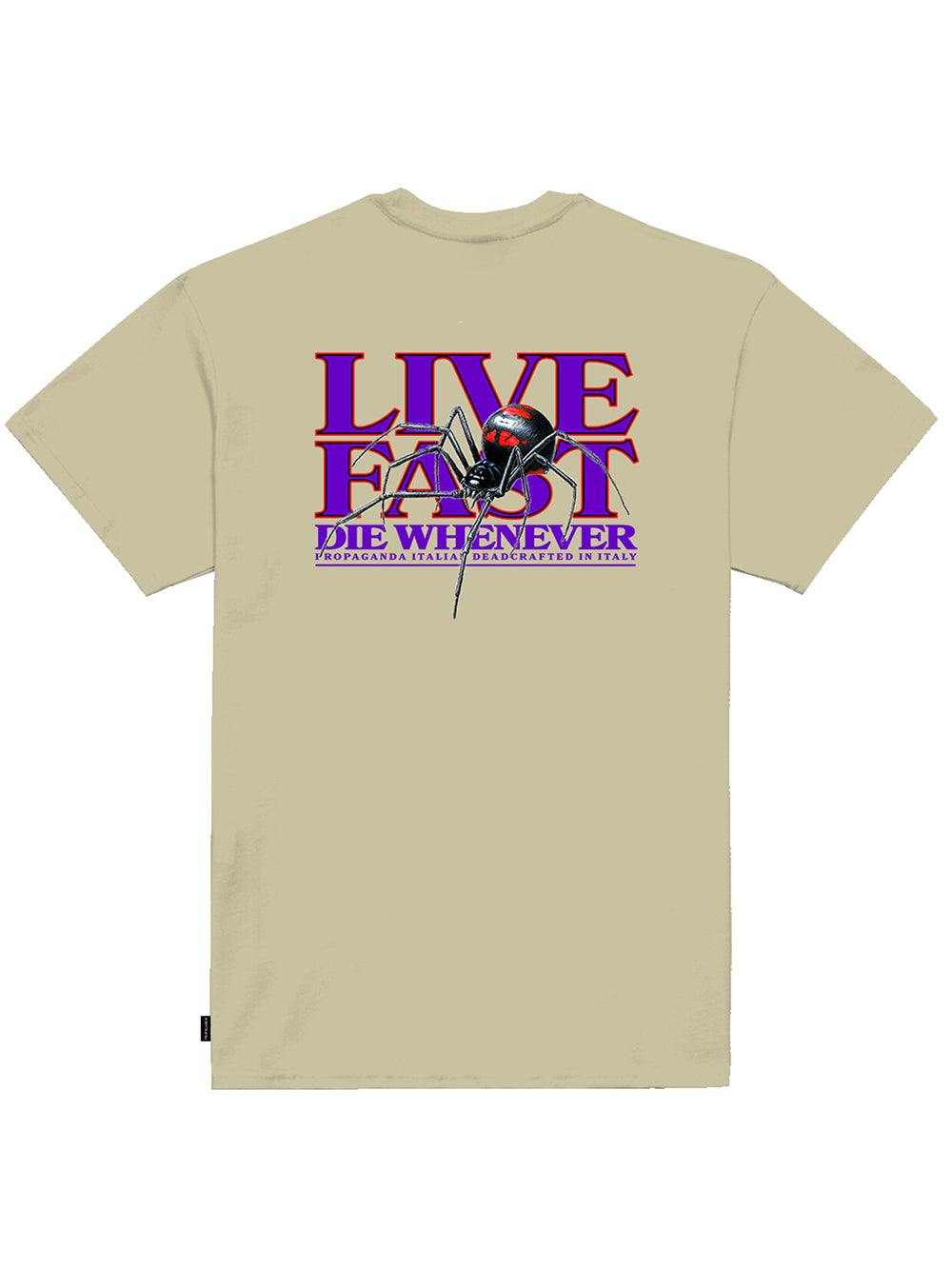 T-shirt Uomo con scritta Live Fast
