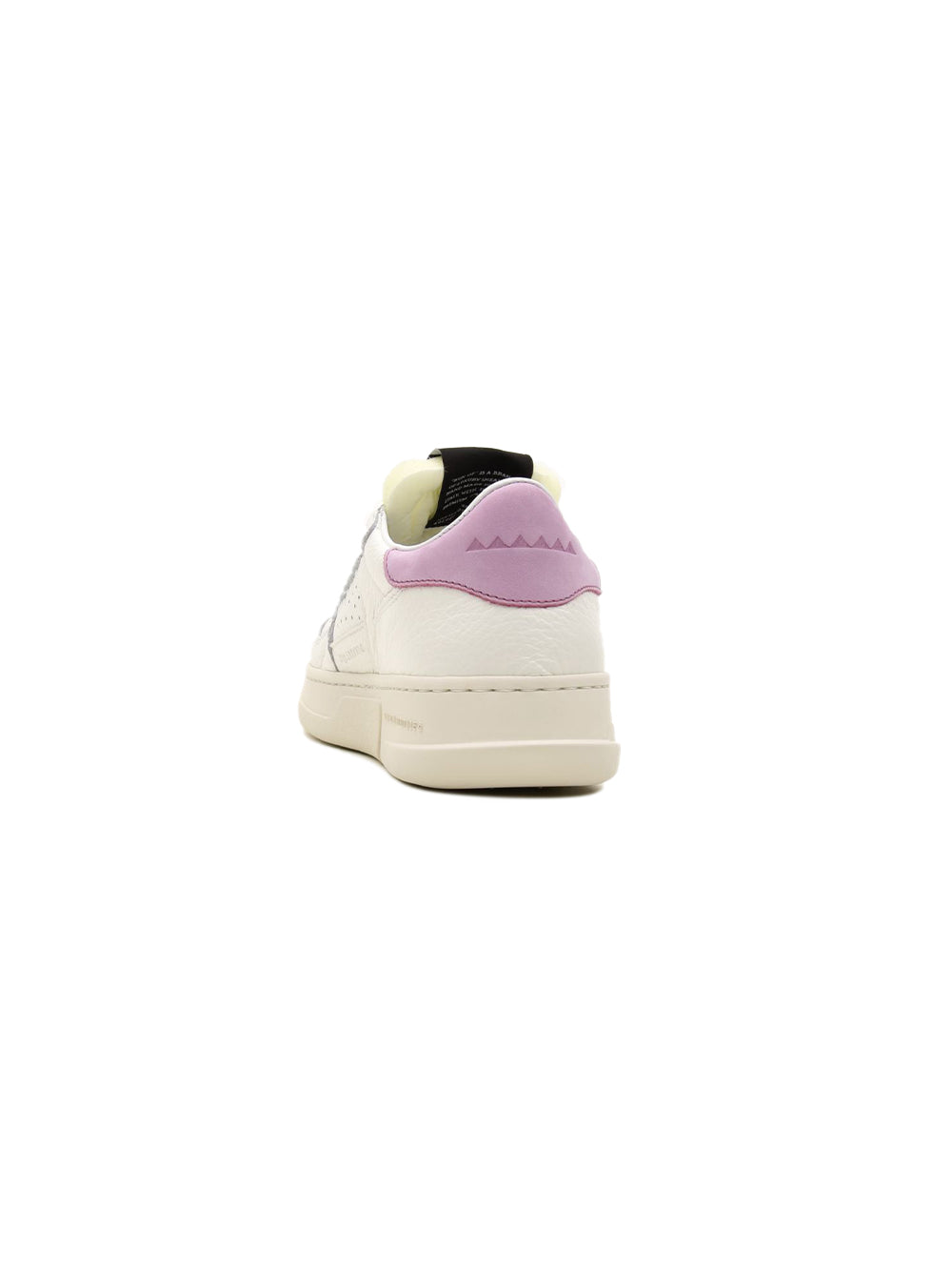 Sneakers Donna con talloncino rosa